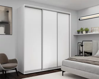 Dulap cu uși glisante Nex Home,  220x60x240 cm Alb