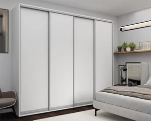 Image Dulap cu uși glisante Nex Home, 280x60x240 cm Alb