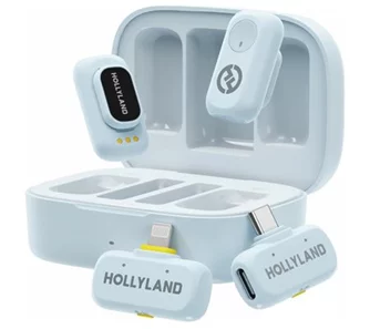 Беспроводной микрофон Hollyland Lark A1 Combo Sky Blue