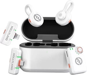 Image Беспроводной микрофон Hollyland Lark M2S Ultimate Combo Glacier White