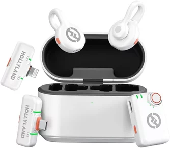 Беспроводной микрофон Hollyland Lark M2S Ultimate Combo Glacier White