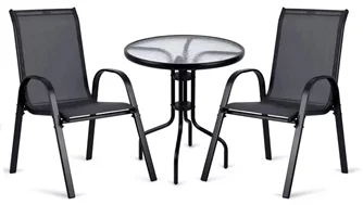 Set mobila de grădină Sofotel SO-981 Black/Transparent