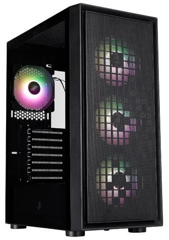 Carcasă 1STPLAYER GO6, Black