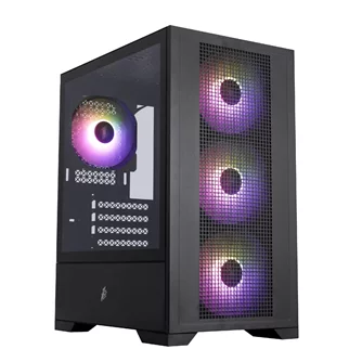 Carcasă 1STPLAYER GO2, Black