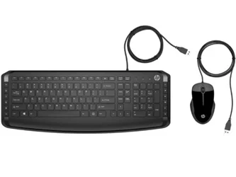 Комплект проводной клавиатуры и мыши HP Pavilion 200