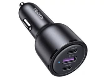 Încărcător UGREEN 2*Type-C+1*USB-A 3A 75W, Grey
