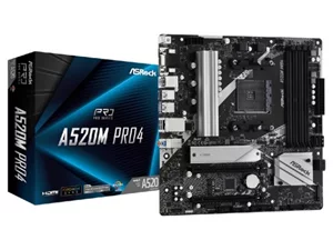 Image Placă de bază ASRock A520M PRO4  mATX