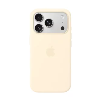 Чехол Apple Silicone Case with MagSafe для iPhone 17 Pro — Vanilla