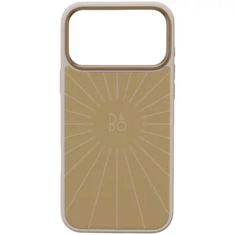 Чехол Bang & Olufsen Glass with MagSafe для iPhone 17 Pro Max — Gold Tone