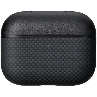Чехол PITAKA Aramid Fiber with MagSafe для AirPods Pro Gen.3 Black/Gray