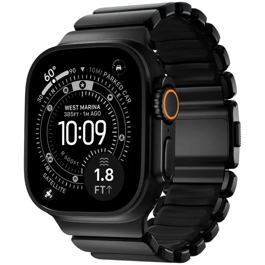 Curea Nomad Stratos Band Hardware Black 46mm/49mm