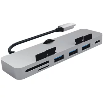 Adaptor SATECHI Hub Pro Clamp Type-C Space Gray