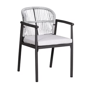 Image Scaun Luzia RC-2520 Grey + Dark Brown Legs