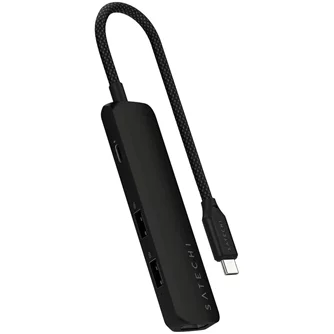 Adaptor SATECHI 4-in-1 USB-C Slim Black
