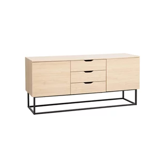 Комод Vermont 160x45x75H Oak Black