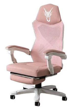 Игровое кресло Mebel Elite Bing White/Pink