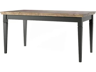 Стол Helvetia Evora №92, Green/Lefkas Oak