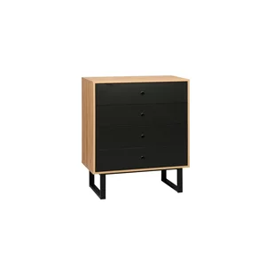 Image Comoda Calvin 80x40x95H Stejar Black