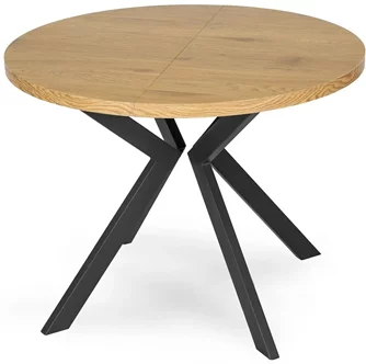 Стол Mebel Elite Lukas 250 Golden Oak/Black