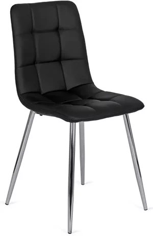 Image Scaun de bucătărie Mebel Elite Enzo Black/Chrome