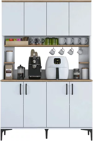 Image Буфет Mirage Meble JE176 White/Walnut