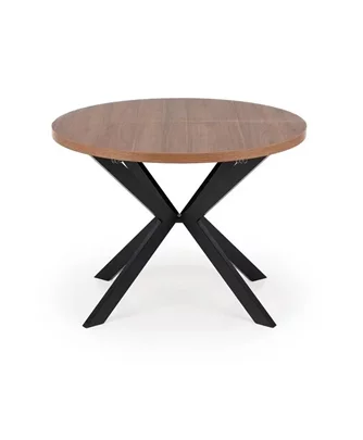 Стол Halmar Peroni Walnut/Black