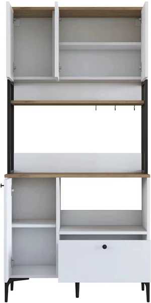 Image Bufet Mirage Meble JE159 White/Walnut