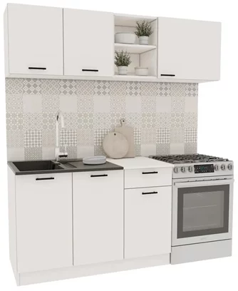 Bucătărie Haaus Kara 1.8m White