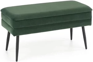 Image Bancheta Halmar Velva Dark Green/Black