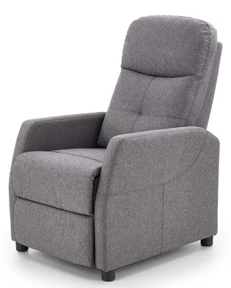 Fotoliu cu recliner Halmar Felipe Dark Gray
