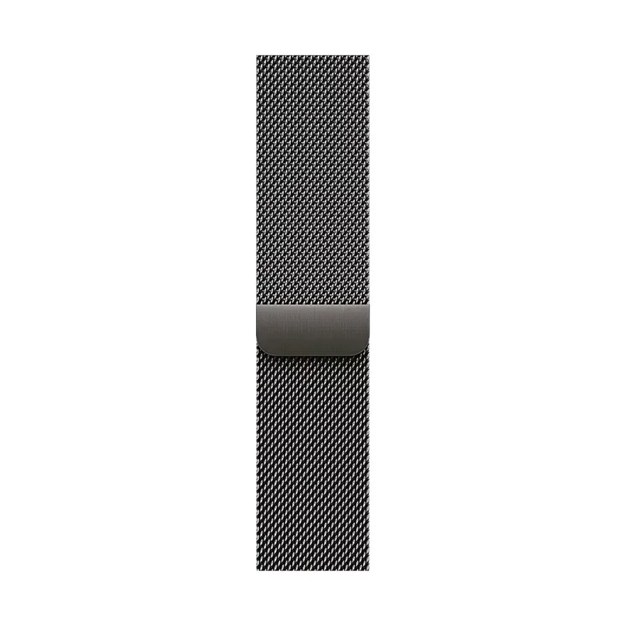 Curea Apple Milanese Loop Apple Watch 44/45/46/49 M/L — Gray Albăstrui