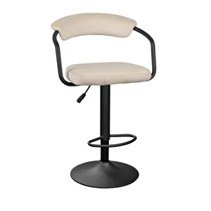 Image Scaun de bar SB-31 Catifea Camel MQCJ-3-B+Black Leg