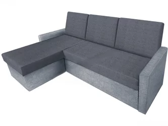 Canapea de colț Modern Leader Alaska 97/Alaska 08 Graphite/Gray