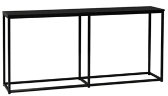 Masa consola Mobhaus Busta Dark Graphite/Black