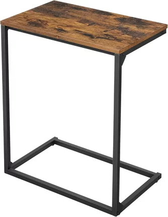 Журнальный столик Vasagle LNT52BX Rustic Brown/Black