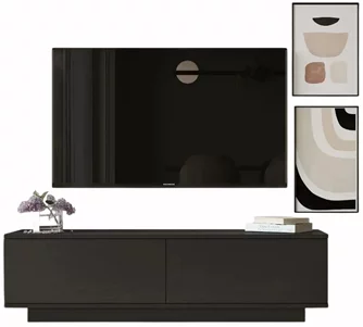 Тумба под телевизор Mirage Design Fonda FN1-LB Larex Black