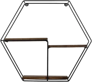 Image Полка Mirage Meble Narcissus Walnut/Black