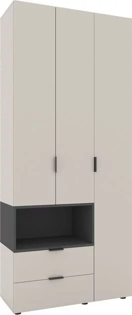 Шкаф Nex Home A002L, Anthracit/Cashmere