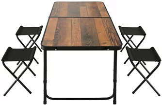 Комплект садовой мебели Gardlov 27304 Brown/Black