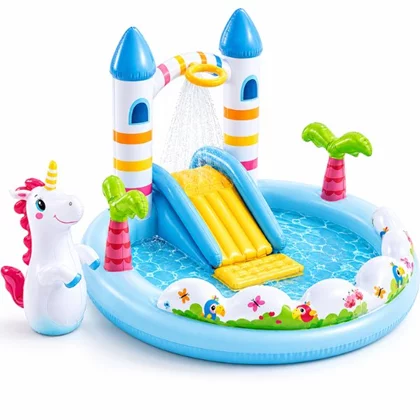 Надувной игровой центр Intex Замок Единорога 196x178x127см