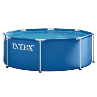 Бассейн Intex Metal Frame Blue 244×76 см