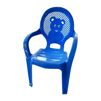 Scaun plastic copii JUMI Violeta Urs albastru închis