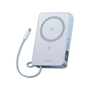 Image Power bank UGREEN MagFlow Qi2.2 10000mAh, 30W, Starlight Blue