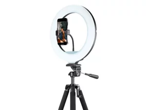 Image Кольцевая лампа Cellularline Ring Light Master 13" с треногой чёрная