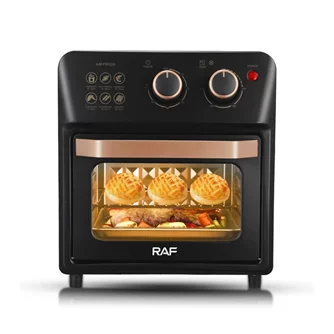 Cuptor + Aerofriteuza electrică de masă Raf 12L R.5347B Black