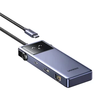 Адаптер UGREEN HUB 7in1 Type-C CM888, Space Gray