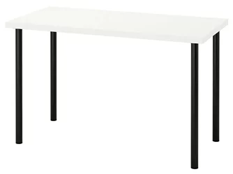 Письменный стол Ikea Lagkapten/Adils 120x60 Белый/Черный