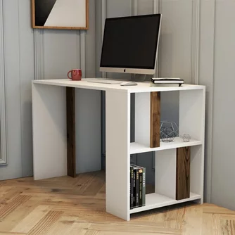 Mirage Meble Lima 120x60cm White/Walnut