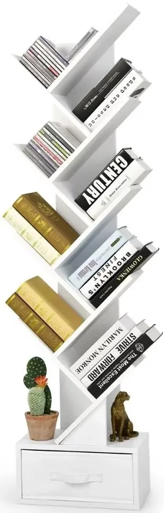 Стеллаж Costway CB10372WH White