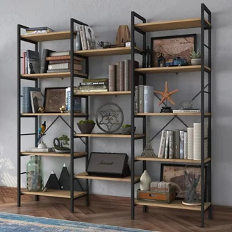 Стеллаж Mirage Meble HC107 Walnut/Black